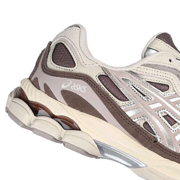 Asics GEL NYC Sportstyle Shoe Cocoa Powder - Pure Silver
