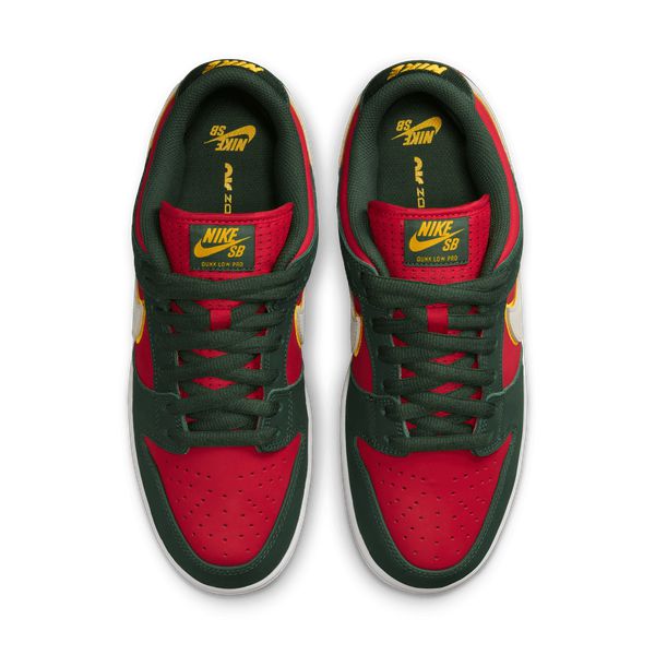 Nike SB Dunk Low Pro Premium "Super Sonics" Fir - White- University Gold - Fire Red