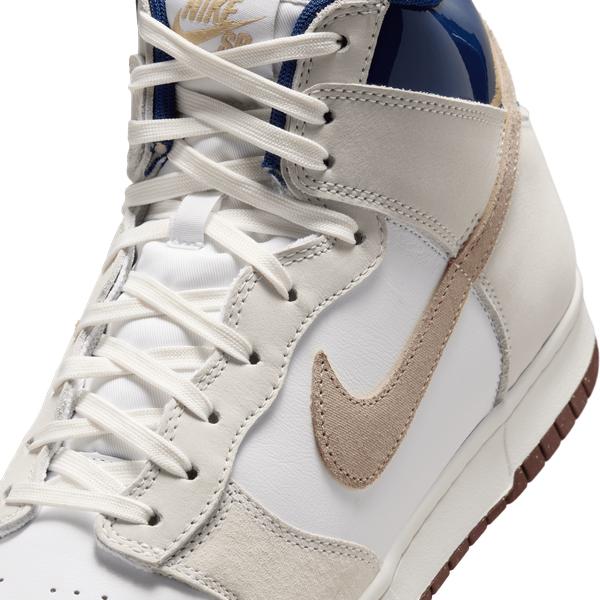 Nike SB x Beyond Store Dunk High Pro QS White - Ivory - Sand Dune - Blue Void