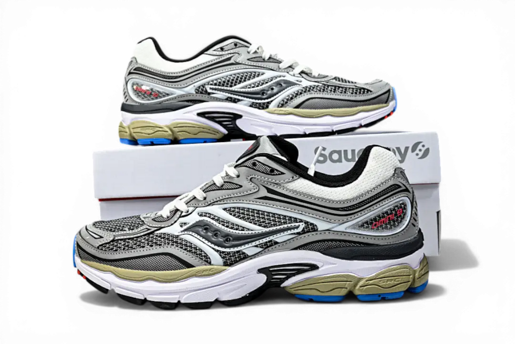 Saucony ProGrid Omni 9 Metallic Grey Silver