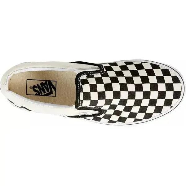 Vans Classic Slip On Black - White - Checkerboard