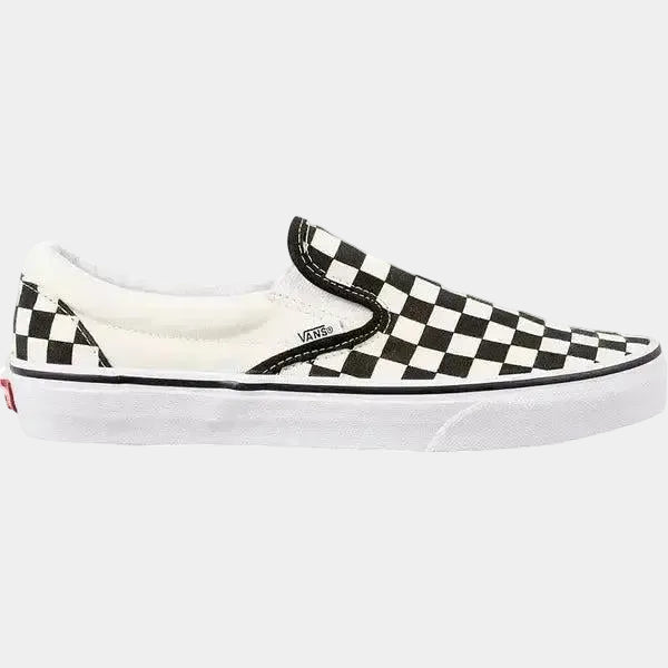 Vans Classic Slip On Black - White - Checkerboard