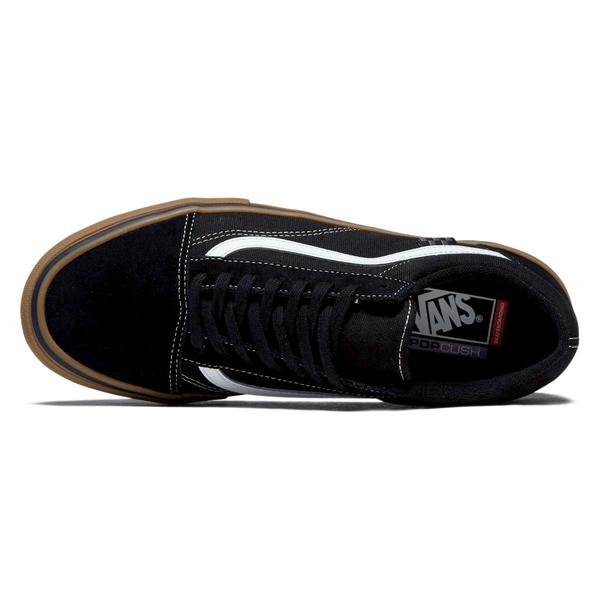 Vans Old Skool Pro Skate Shoes Black - Gum - White