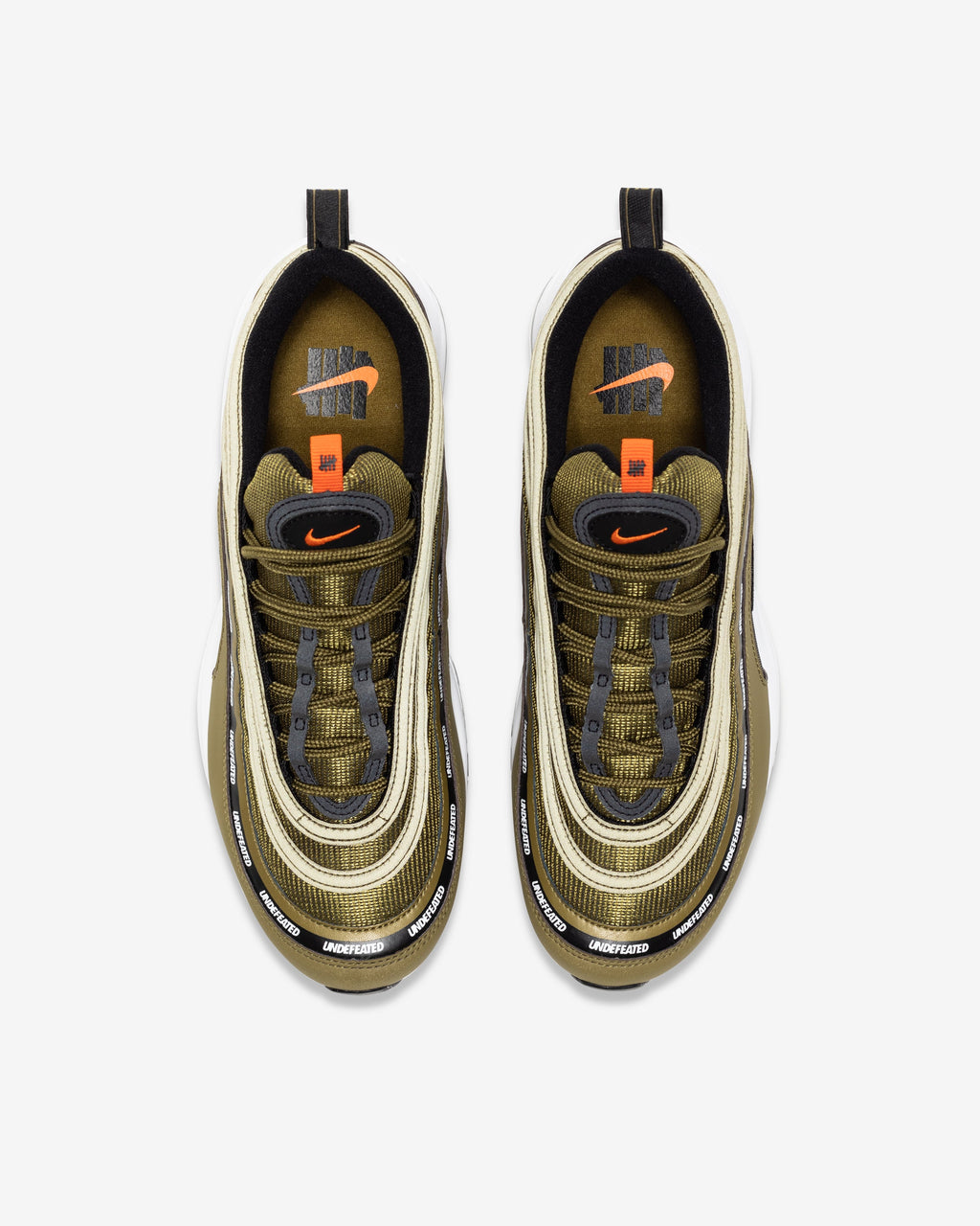 NIKE X UNDEFEATED AIR MAX 97 - MILITIAGREEN/ BLACK/ ORANGEBLAZE