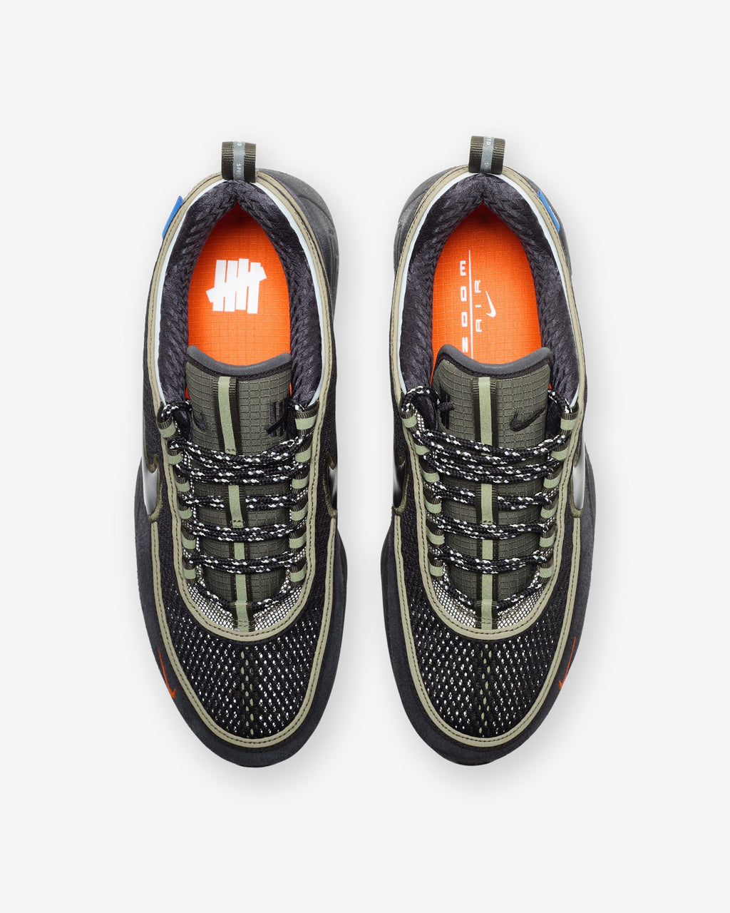 UNDEFEATED X NIKE AIR ZOOM SPIRIDON - CARGOKHAKI/ BLACK